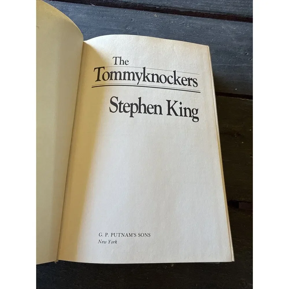 The Tommyknockers by Stephen King 1st edition 1st printing Hardcover 1987